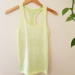 Lululemon Swiftly Tech Racerback Tank Yellow 2